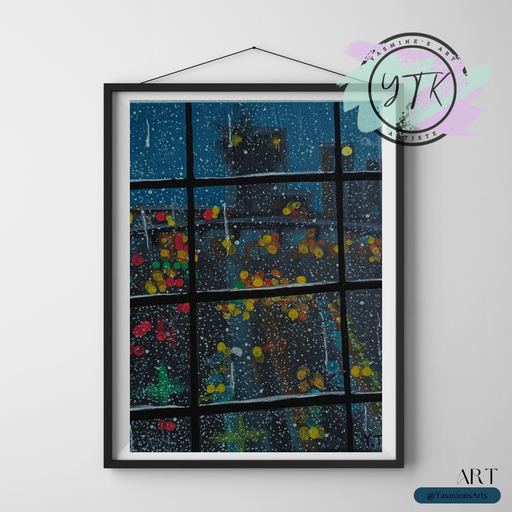 Tableau lumières de la rue