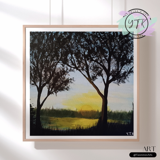 Tableau coucher du soleil